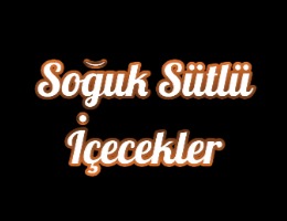 Kategori - Soğuk Sütlü İçecekler